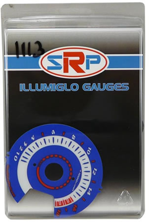 Illumiglo gauges Style Reverse Blue Suzuki GSX R600 2008 2009 Suzuki GSX R750 2008 2009 | ID SRP1113