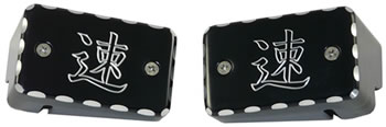 Reservoir cap Color Black Engraving Diamond Cut Material Billet Side Front Brake and Clutch Type 1 cap | ID A4291ABD