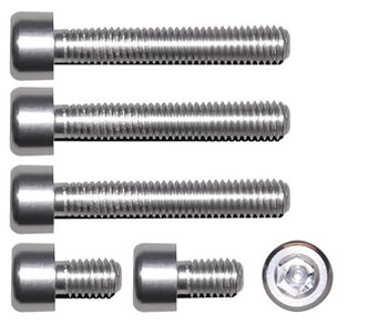 Gas cap screw kit Color Silver | ID GTBK101S