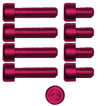 Gas cap screw kit Color Red | ID GTBK301R