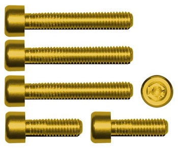 Gas cap screw kit Color Gold | ID GTBK401G