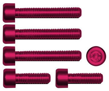 Gas cap screw kit Color Red | ID GTBK401R