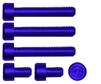 Gas cap screw kit Color Blue | ID GTBK501BU