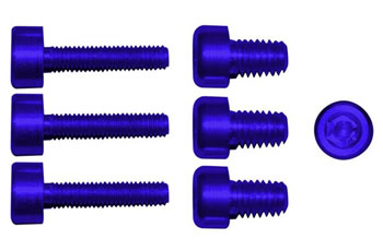 Gas cap screw kit Color Blue | ID GTBK601BU