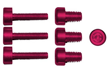 Gas cap screw kit Color Red | ID GTBK601R