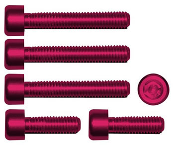 Gas cap screw kit Color Red | ID GTBK701R