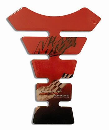 Tank pad Color Red Kawasaki Ninja ZX Universal | ID GTP019