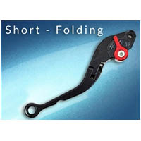 Lever Adjustable Handle Color Black Engraving No Side Brake Style Short folding | ID LBF | BLK