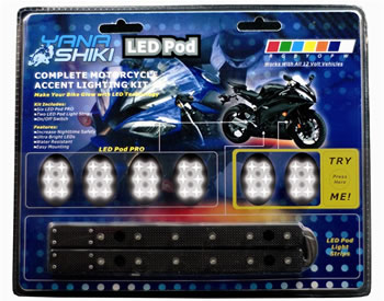 Lighting pod kit Color White Style Sport bike | ID LK | 2516