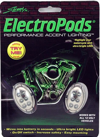 Electro pod Color White Style Chrome oval | ID LK | 3284
