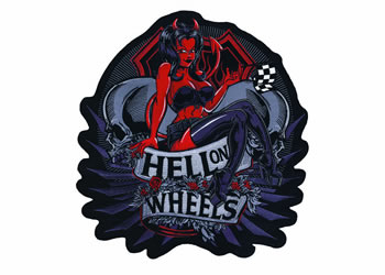 Hell on wheels 11x11 5in patch | ID LT30097