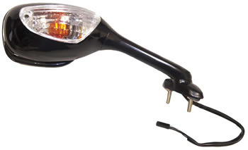 Mirror OEM replacement Color Black Side Right Style OEM replacement With turn signal OEM BULB | ID MIR12BR