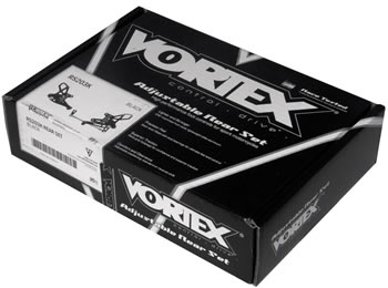 Rear set Color Black Engraving Vortex Style Regular Type Non Adjustable Honda CBR250R 2011 2015 Honda CBR300R 2011 2015 | ID RS203K