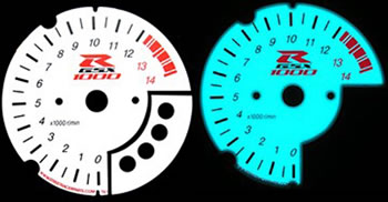 Illumiglo gauges Style Standard Suzuki GSX R1000 2003 2004 | ID SRP0761