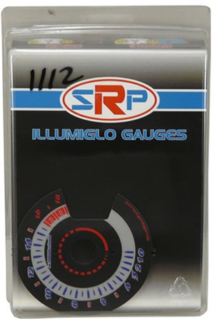 Illumiglo gauges Style Black Reverse Black Suzuki GSX R600 2008 2009 Suzuki GSX R750 2008 2009 | ID SRP1112