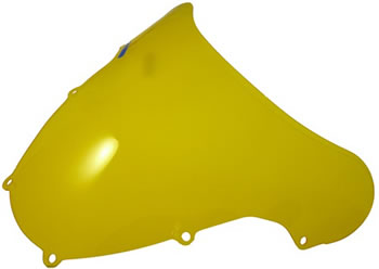 Windscreen Color Yellow Style OEM replacement Suzuki GSX R600 2001 2003 Suzuki GSX R750 2000 2003 Suzuki GSX R1000 2001 2002 | ID TXSW | 201Y