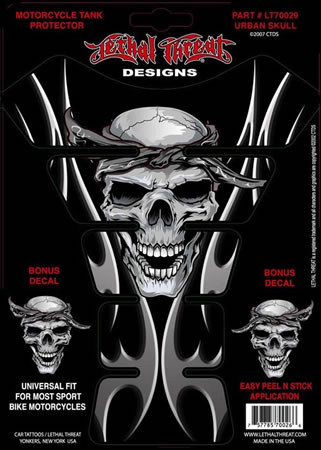 Tank pad Style Urban Skull Universal | ID YSLT70029