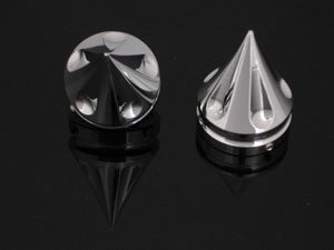 Hayabusa 08 up Spiked Fork Cap (Chrome) 24mm Hex | ID 1209