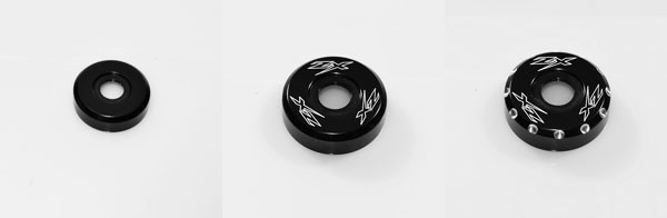 ZX14 2006 2015 Ignition Key Cover Black Engraved | ID 2358