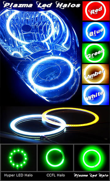 YAMAHA YZF R1 98 03 DUAL Plasma LED Halo Kits | ID 2514