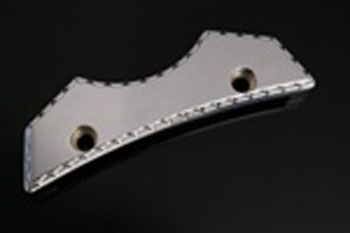 Hayabusa Diamond Engraved Cut Chrome Top Tank Pad | ID 1067